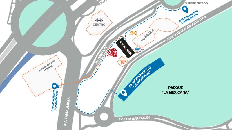 Mapa Gatorade 